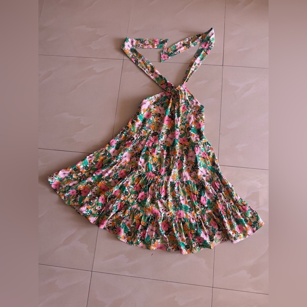 Copper Key Floral Printed
Tiered Halter Dress | Dillard's size small - Picture 15 of 16